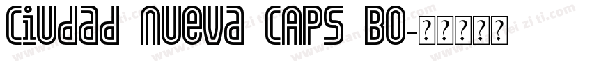 Ciudad Nueva CAPS Bo字体转换